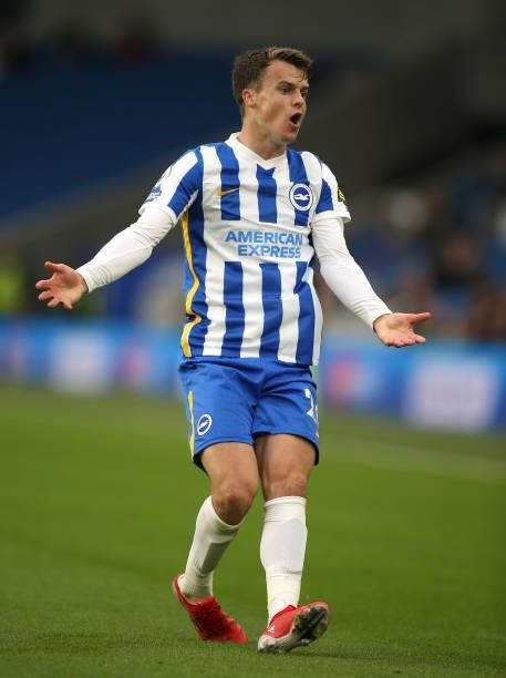 Solly March of Brighton during the Pre Season Friendly Match between Brighton & Hove Albion and Getafe at American Express Community Stadium on...
