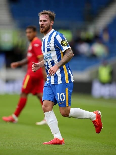 Alex Mac Allister of Brighton during the Pre Season Friendly Match between Brighton & Hove Albion and Getafe at American Express Community Stadium on...