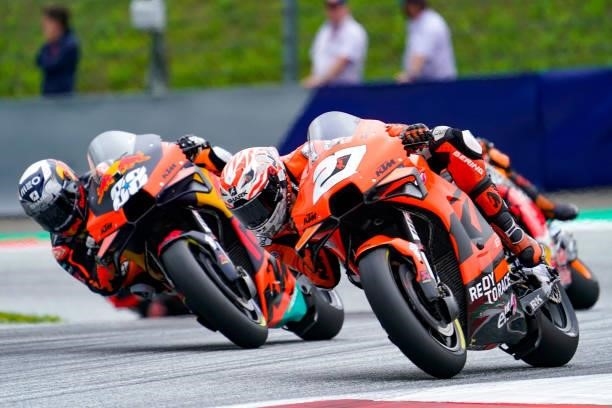 Iker Lecuona Spain and Tech 3 KTM Factory Racing during the MotoGP of Styria - Race at Red Bull Ring on August 8, 2021 in Spielberg, Austria.