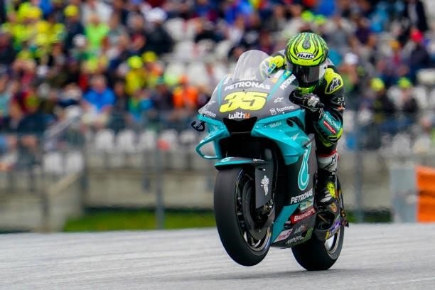 Cal Crutchlow of Great Britain and Petronas STR during the MotoGP of Styria - Race at Red Bull Ring on August 8, 2021 in Spielberg, Austria.