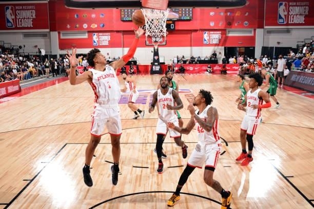 During the 2021 Las Vegas Summer League on August 8, 2021 at the Cox Pavilion in Las Vegas, Nevada. NOTE TO USER: User expressly acknowledges and...