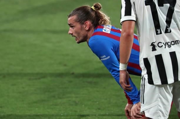 Antoine Griezmann during the match between FC Barcelona and Juventus, corresponding to the friendy Joan Gamper Trophy, played at the Johan Cruyff...
