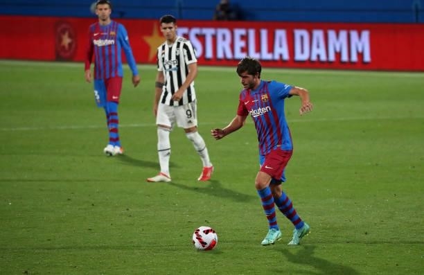Sergi Roberto during the match between FC Barcelona and Juventus, corresponding to the friendy Joan Gamper Trophy, played at the Johan Cruyff...