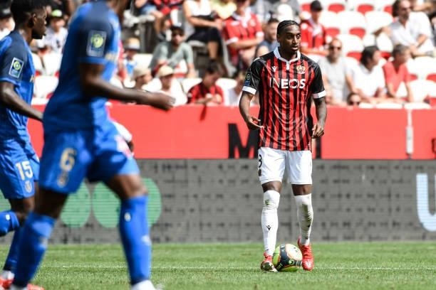 Pablo ROSARIO of Nice during the Ligue 1 football match between Nice and Reims at Allianz Riviera on August 8, 2021