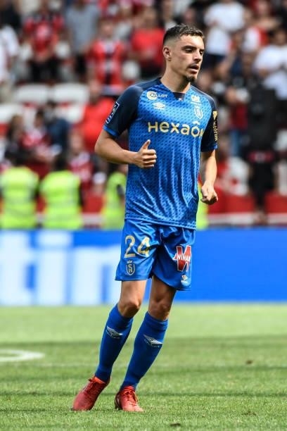 Mathieu CAFARO of Reims during the Ligue 1 football match between Nice and Reims at Allianz Riviera on August 8, 2021