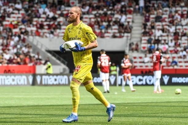 Predrag RAJKOVIC of Reims during the Ligue 1 football match between Nice and Reims at Allianz Riviera on August 8, 2021