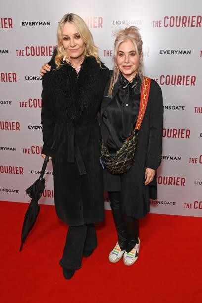 Siobhan Fahey and Brix Smith attend a gala screening of "The Courier