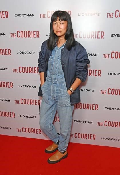 Mimi Xu attends a gala screening of "The Courier