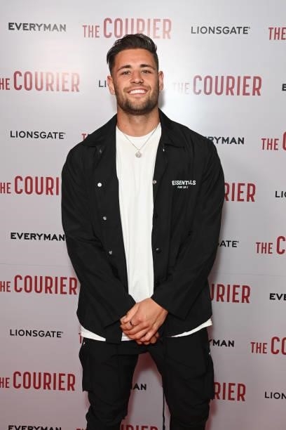 Kieron Nichols attends a gala screening of "The Courier