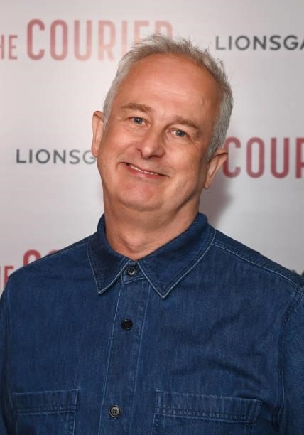 Dominic Cooke attends a gala screening of "The Courier