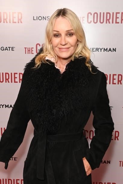 Siobhan Fahey attends a gala screening of "The Courier