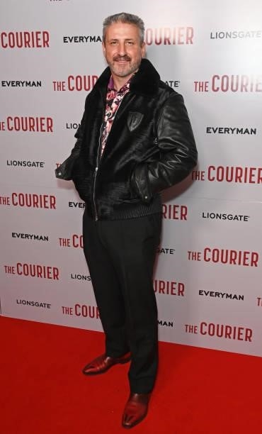 Alfie Best attends a gala screening of "The Courier