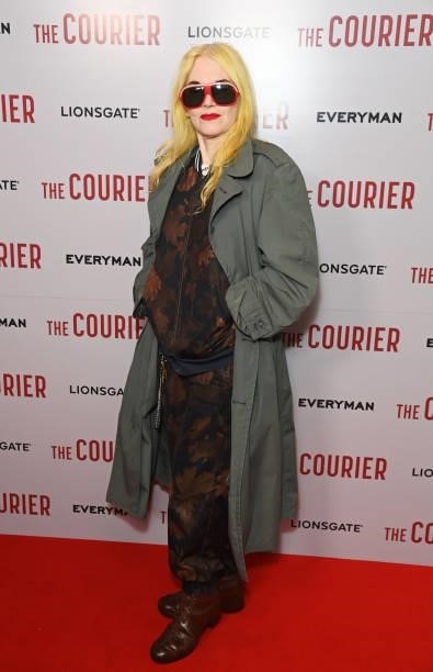 Pam Hogg attends a gala screening of "The Courier