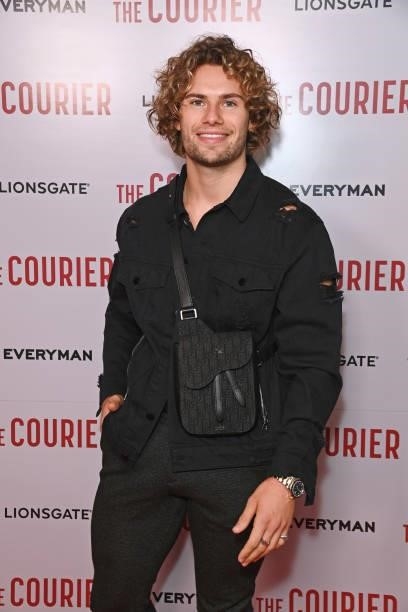 Joe Garratt attends a gala screening of "The Courier