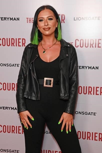 Eden Alicia attends a gala screening of "The Courier