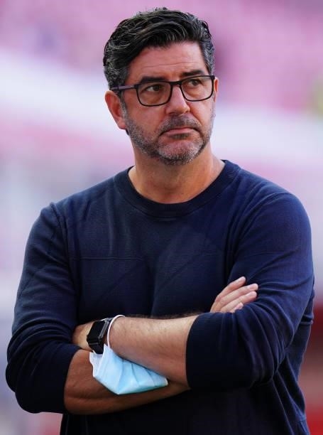 Rui Vitoria of Spartak Moskva before the start of the UEFA Champions League : Third Qualifying Round Leg Two match between SL Benfica and Spartak...
