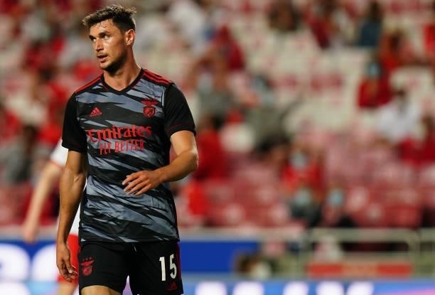 New signing Roman Yaremchuk of SL Benfica during the UEFA Champions League Third Qualifying Round Leg Two match between SL Benfica and Spartak Moskva...