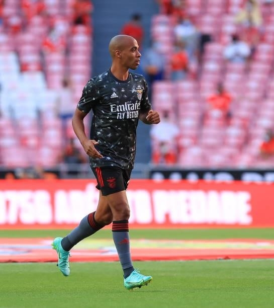 Joao Mario of SL Benfica during the UEFA Champions League Third Qualifying Round Leg One match between SL Benfica and Spartak Moskva at on August 10,...