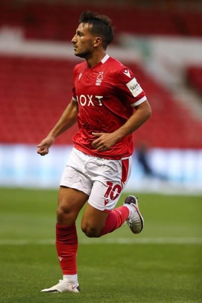 Joao Carvalho of Nottingham Forest during the Carabao cup first round match between Nottingham Forest and Bradford City at City Ground on August 11,...