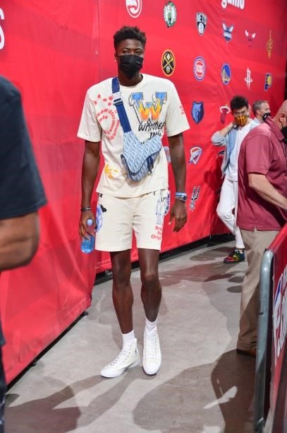 Kostas Antetokounmpo attends a game between the Milwaukee Bucks and Minnesota Timberwolves during the 2021 Las Vegas Summer League on August 13, 2021...
