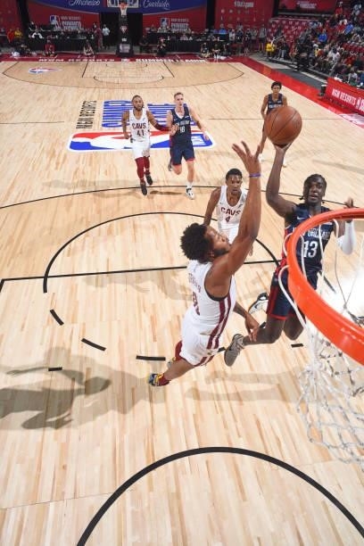 Kira Lewis Jr. #13 of the New Orleans Pelicans shoots the ball during the game against the Cleveland Cavaliers during the 2021 Las Vegas Summer...
