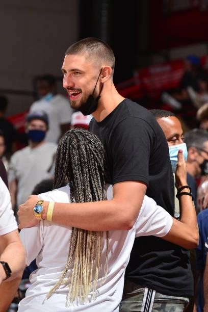 Player, Alex Len attends a game during the 2021 Las Vegas Summer League on August 13, 2021 at the Cox Pavilion in Las Vegas, Nevada. NOTE TO USER:...