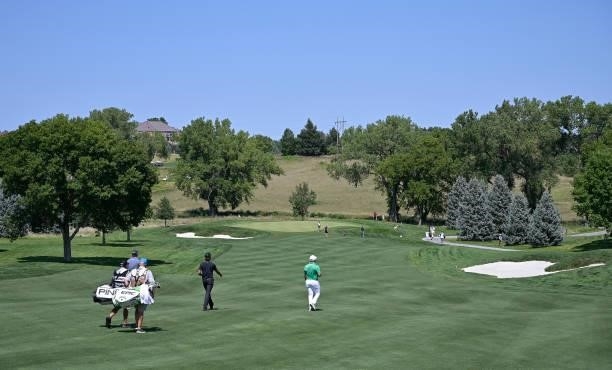 Course scenic view of the first fairway during the second round of the Korn Ferry Tours Pinnacle Bank Championship presented by Aetna at The Club at...