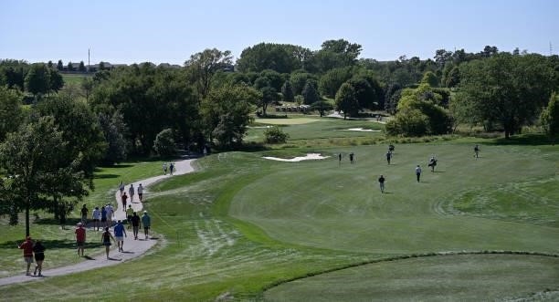 Course scenic view of the sixth hole during the third round of the Korn Ferry Tours Pinnacle Bank Championship presented by Aetna at The Club at...