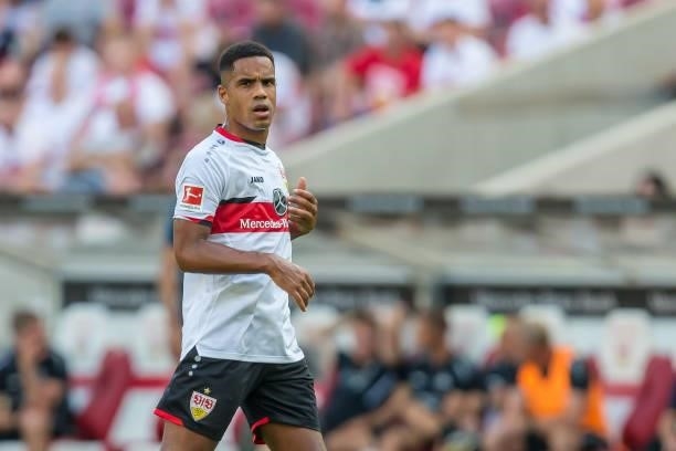 Daniel Didavi of VfB Stuttgart Looks on during the Bundesliga match between VfB Stuttgart and SpVgg Greuther Fuerth at Mercedes-Benz Arena on August...
