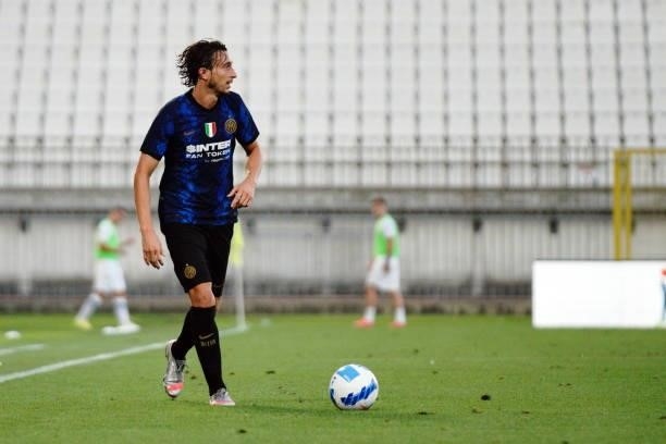 Matteo Darmian of FC Internazionale controls the ball during the Pre-Season Friendly Match between FC Internazionale and Futbol'nyj Klub Dynamo Kyiv...