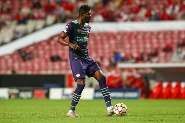 Ibrahim Sangare of PSV Eindhoven during the UEFA Champions League Play-Offs Leg One match between SL Benfica and PSV Eindhoven at Estadio da Luz on...