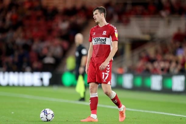 Middlesbrough's Paddy McNair during the Sky Bet Championship match between Middlesbrough and Queens Park Rangers at the Riverside Stadium,...