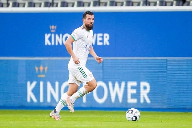 Xavier Mercier of OH Leuven during the Jupiler Pro League match between OH Leuven and KAS Eupen at the King Power at den dreef Stadion on August 21,...