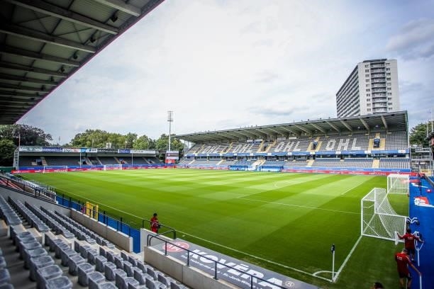 Illustrative picture showing the King Power at den dreef Stadion ahead of the Jupiler Pro League match between OH Leuven and KAS Eupen at the King...