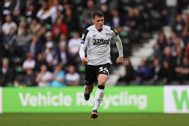 Jack Stretton of Derby County during the Sky Bet Championship match between Derby County and Middlesbrough at Pride Park Stadium, Derby, UK, on 21st...