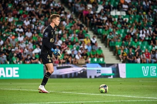 Etienne GREEN of Saint Etienne during the French Ligue 1 Uber Eats soccer match between Saint Etienne and Lille at Stade Geoffroy-Guichard on August...