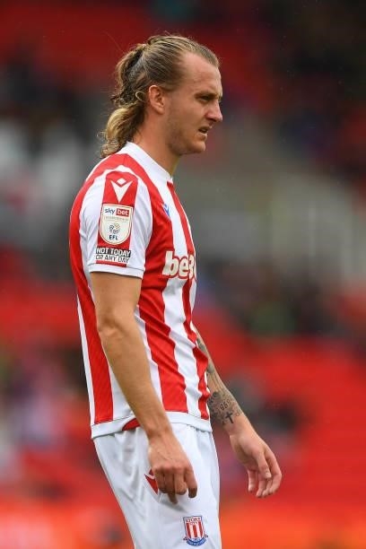 Ben Wilmot of Stoke City during the Sky Bet Championship match between Stoke City and Nottingham Forest at the Bet365 Stadium, Stoke-on-Trent on...