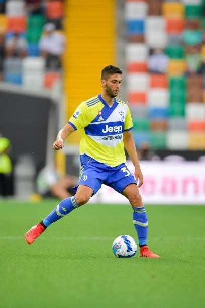 Juventus player Rodrigo Bentancur during the Serie A match between Udinese Calcio v Juventus at Dacia Arena on August 22, 2021 in Udine, Italy.