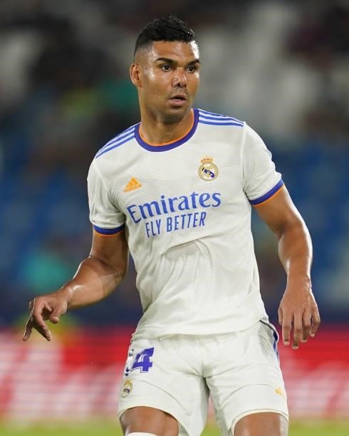 Carlos Henrique Casemiro of Real Madrid during the La Liga match between Levante UD v Real Madrid played at Ciutat Valencia Stadium on August 21,...