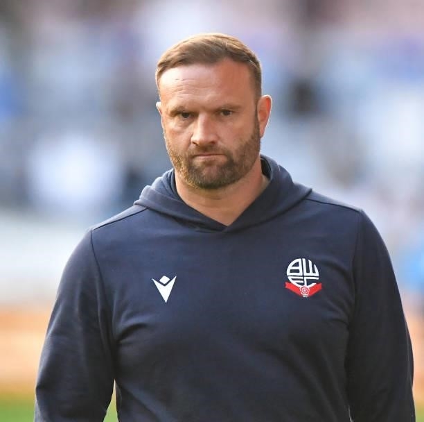 Bolton Wanderers' Manager Ian Evattduring the Carabao Cup Second Round match between Wigan Athletic and Bolton Wanderers at DW Stadium on August 24,...