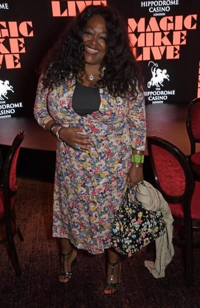 Kym Mazelle attends the Magic Mike Live after party at The Hippodrome on August 24, 2021 in London, England.