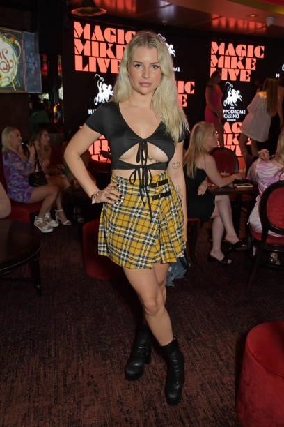 Lottie Moss attends the Magic Mike Live after party at The Hippodrome on August 24, 2021 in London, England.