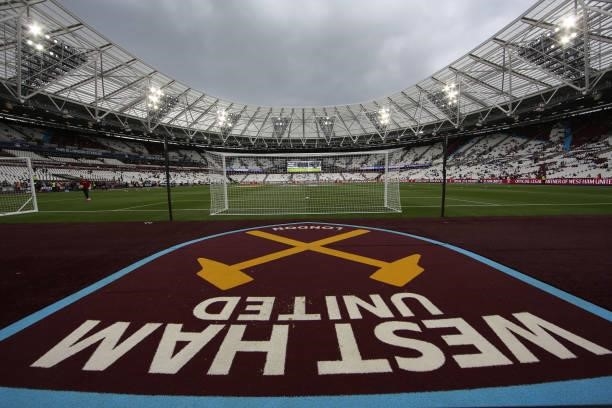 A general view before the Premier League match between West Ham United and Crystal Palace at London Stadium on August 28, 2021 in London, England.