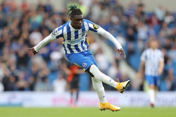 Yves Bissouma of Brighton & Hove Albion during the Premier League match between Brighton & Hove Albion and Everton at American Express Community...