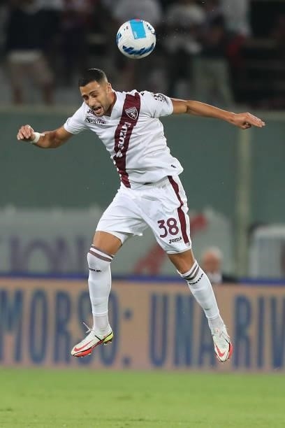 Rolando Mandragora of Torino FC in action during the Serie A match between ACF Fiorentina and Torino FC at Stadio Artemio Franchi on August 28, 2021...