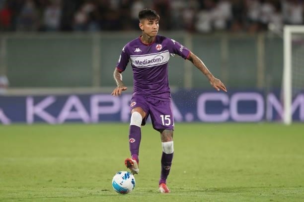 Erick Pulgar of ACF Fiorentina in action during the Serie A match between ACF Fiorentina and Torino FC at Stadio Artemio Franchi on August 28, 2021...