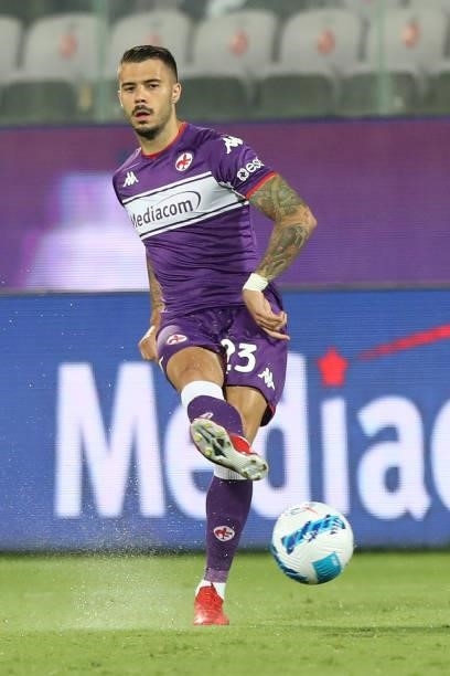 Lorenzo Venuti of ACF Fiorentina in action during the Serie A match between ACF Fiorentina and Torino FC at Stadio Artemio Franchi on August 28, 2021...