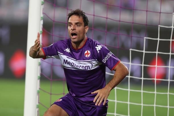 Giacomo Bonaventura of ACF Fiorentina reacts during the Serie A match between ACF Fiorentina and Torino FC at Stadio Artemio Franchi on August 28,...