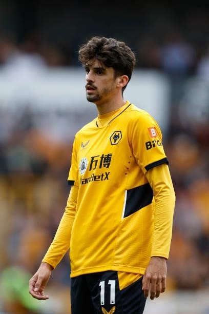 Trincao of Wolverhampton Wanderers during the Premier League match between Wolverhampton Wanderers and Manchester United at Molineux on August 29,...