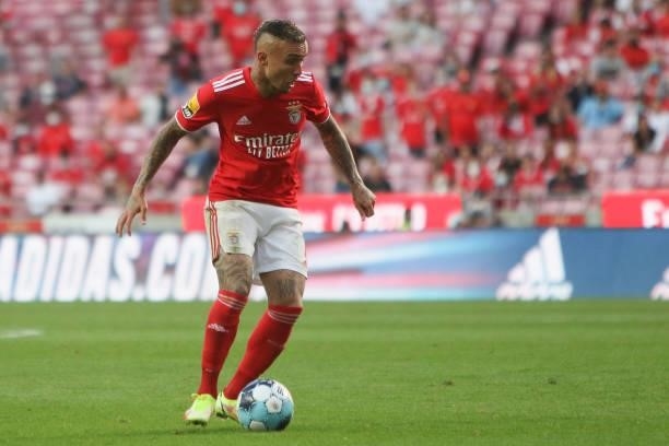 Everton midfielder of SL Benfica in action during the Liga Portugal Bwin match between SL Benfica and CD Tondela at Estadio da Luz on 29th August,...